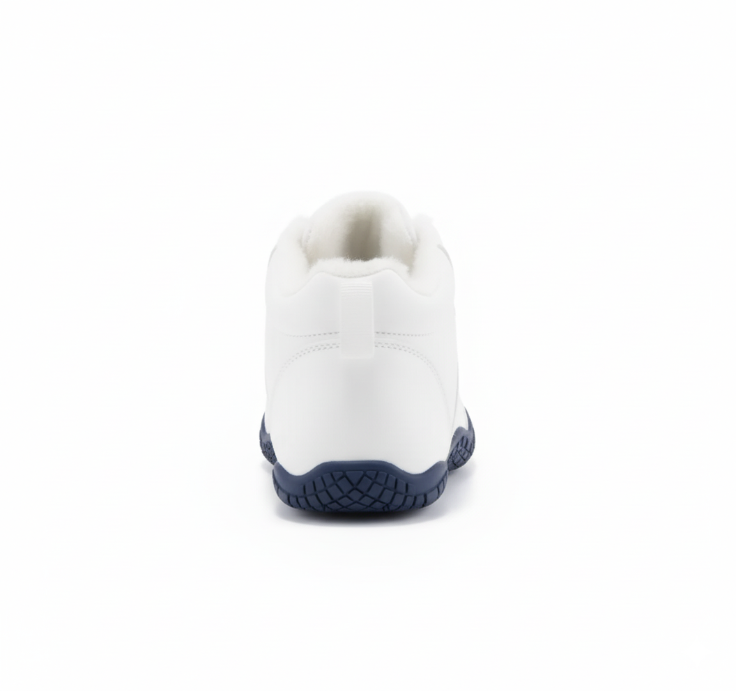 White Insulated Barefoot Winter Boots Unisex