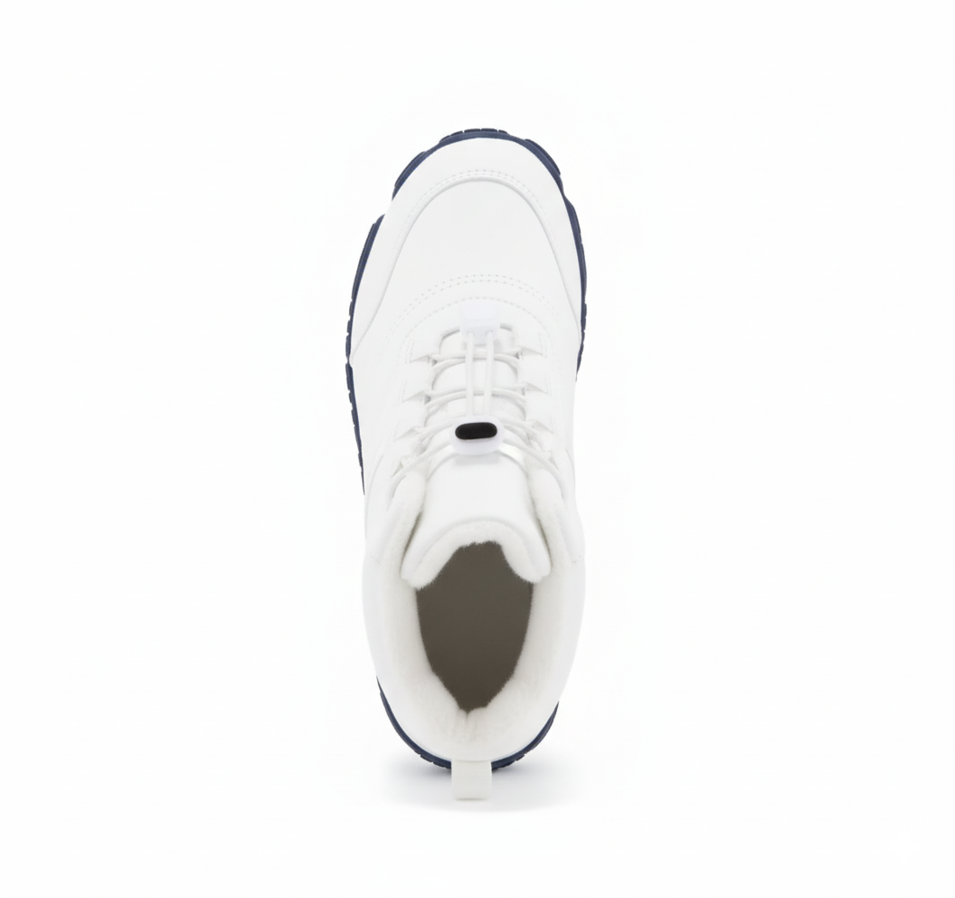 White Insulated Barefoot Winter Boots Unisex