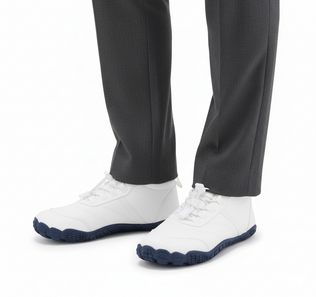 White Insulated Barefoot Winter Boots Unisex